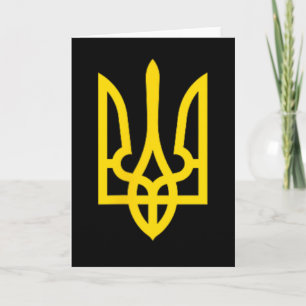 Ukrainisches Wappen Wappen Karte