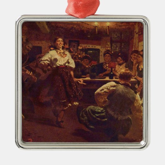 Ukrainisches Weihnachtsfest Party Ornament (Vorne)