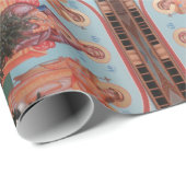 Ukrainisches Weihnachtspapier Geschenkpapier (Rolleneckpunkt)