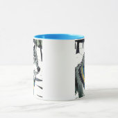 Ukrainisches Wolf-Symbol, stark, stolz Ukraine Art Tasse (Zentrum)