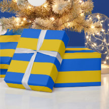 Ukrainisches Wrapping Paper | Ukraine Flag Gift Wr