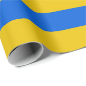 Ukrainisches Wrapping Paper | Ukraine Flag Gift Wr Geschenkpapier (Rolleneckpunkt)