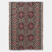Ukrainisches Ziervolk nahtlos Muster Blanket Decke (Vorderseite Vertikal)