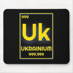 Ukrainium-Element-Chemie Smart Ukraine Patriotismu Mousepad