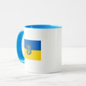 Ukrane Flag-Tasse Tasse (Vorderseite Links)