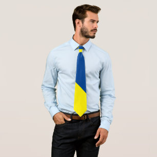 Ukranische Flagge Neck Tie Krawatte