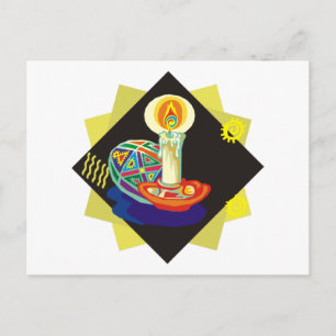 Ukranisches gestrichenes Ei (5) Postkarte