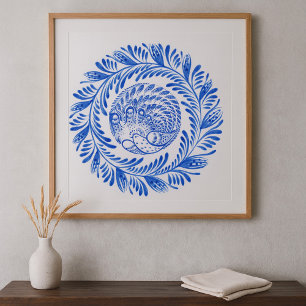 Ukranisches Volkssymbol Poster