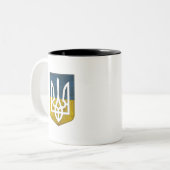 Ukrianian Trident Tryzub Tasse (Vorderseite Links)