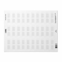 Ukulele Akkord Chart 4-Fret Gray Template Stickers