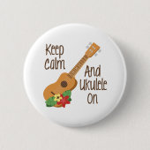 Ukulele an button (Vorderseite)