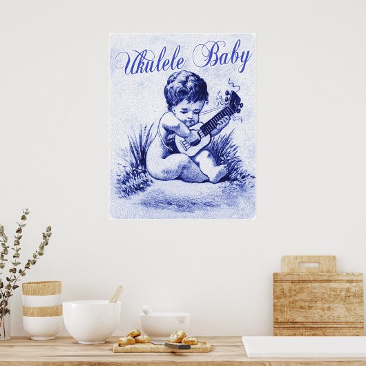 Ukulele Baby Poster (Küche)