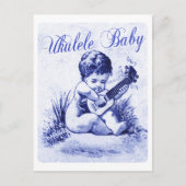 Ukulele Baby Postkarte (Vorderseite)
