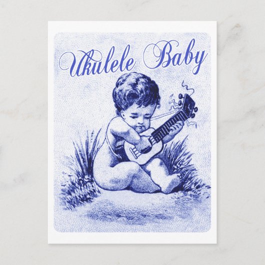 Ukulele Baby Postkarte (Vorderseite)