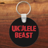 Ukulele Beast Schlüsselanhänger (Vorderseite)