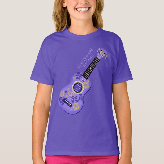 Ukulele benutzerdefinierte Text-Shirts & Jacken (Vorderseite)
