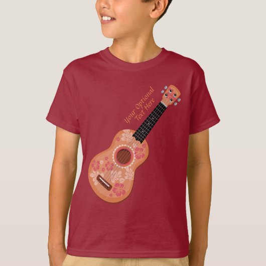 Ukulele benutzerdefinierte Text-Shirts & Jacken (Vorderseite)