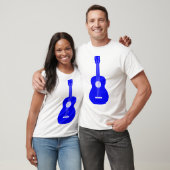 Ukulele - Blau T-Shirt (Unisex)