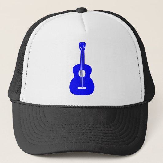 Ukulele - Blau Truckerkappe (Vorderseite)
