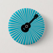 Ukulele Button Abzeichen Blue (Vorderseite)