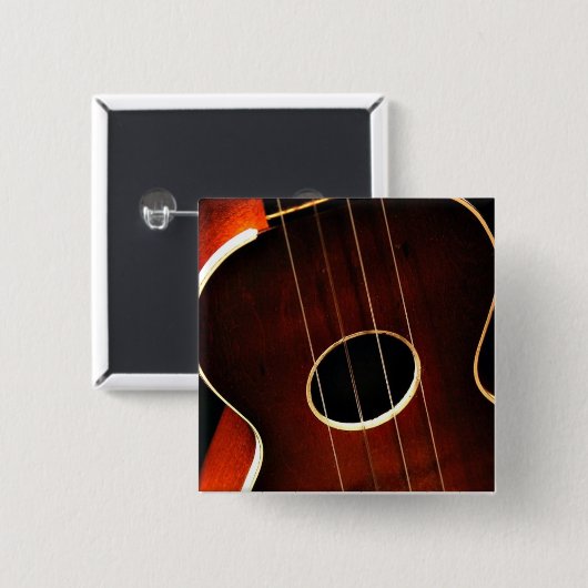Ukulele-Button Button (Vorne & Hinten)