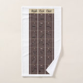 Ukulele Chord Chart Ukulele Illustration Fretboard Handtuch (Handtuch)