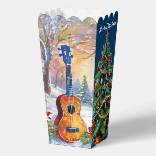 Ukulele Christmas Tree Popcorn Geschenkschachtel
