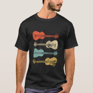 Ukulele Colorful Eapple Hawaiian Uke T-Shirt