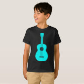 Ukulele - Cyan T-Shirt (Vorne ganz)