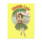 Ukulele-Dame #1 Postkarte