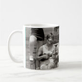 Ukulele-Damen Kaffeetasse (Links)