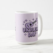 Ukulele Day Mug Kaffeetasse (VorderseiteRechts)