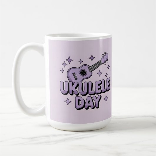 Ukulele Day Mug Kaffeetasse (Links)