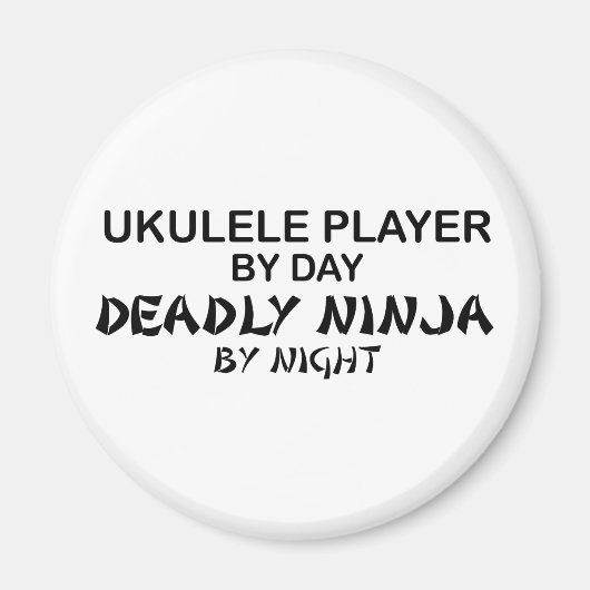 Ukulele Deadly Ninja by Night Magnet (Vorne)