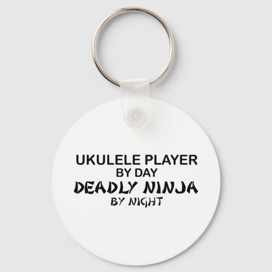 Ukulele Deadly Ninja by Night Schlüsselanhänger (Vorderseite)