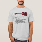 Ukulele definiert T-Shirt (Vorderseite)