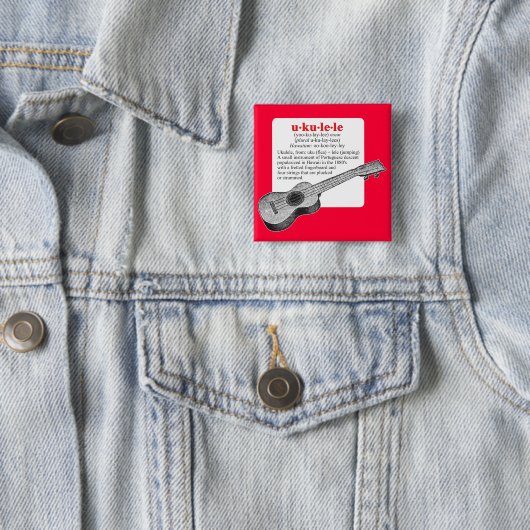 Ukulele-Definitions-Knopf Button (Beispiel)