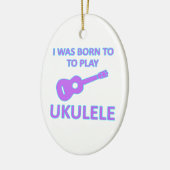 Ukulele Designs Keramik Ornament (Links)
