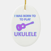 Ukulele Designs Keramik Ornament (Vorne)