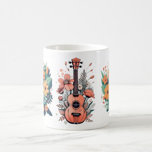 Ukulele Enthusiast Mug Kaffeetasse (Mittel)