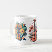 Ukulele-Enthusiasten-Tasse Kaffeetasse (Vorderseite Links)