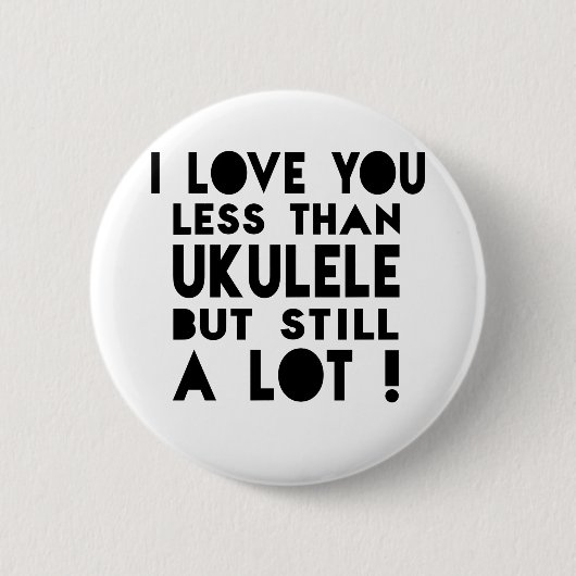 Ukulele-Entwürfe Button (Vorderseite)