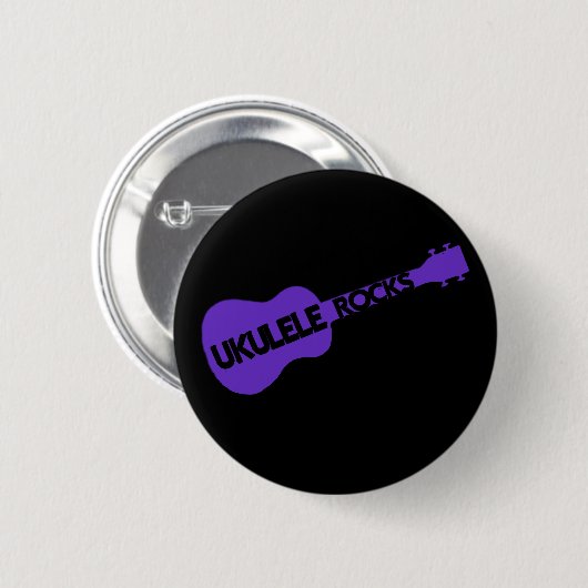 Ukulele-Felsen Button (Vorne & Hinten)