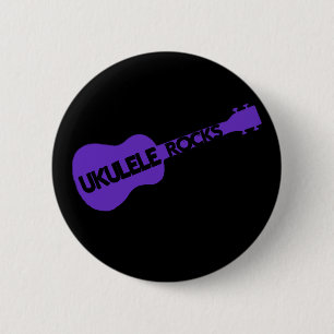 Ukulele-Felsen Button