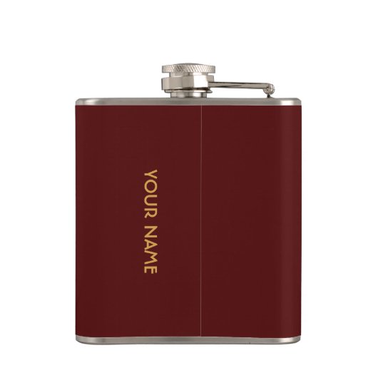 Ukulele-Flasche Flachmann (Rückseite)