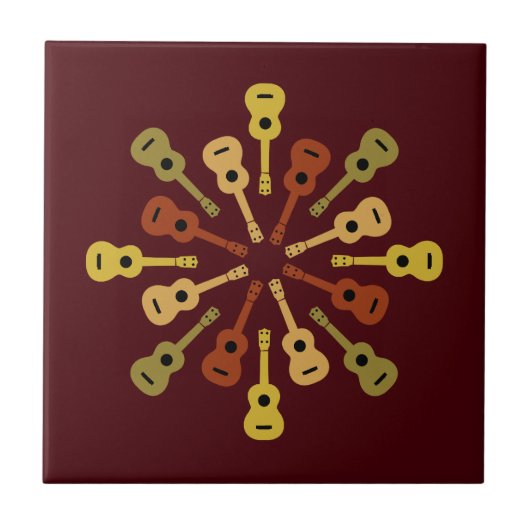 Ukulele Fliese (Vorderseite)