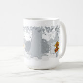 Ukulele-Förster "Bären singen im Holz?" Tasse (VorderseiteRechts)