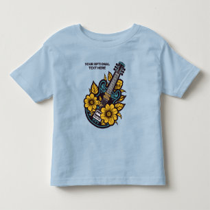 Ukulele für benutzerdefinierten Text Kleinkind T-shirt