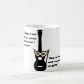 Ukulele gewachsen herauf Spaß Kaffeetasse (Mittel)