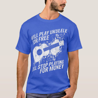 Ukulele Gitarren-Konzert Gitarrist Geschenk für Mu T-Shirt